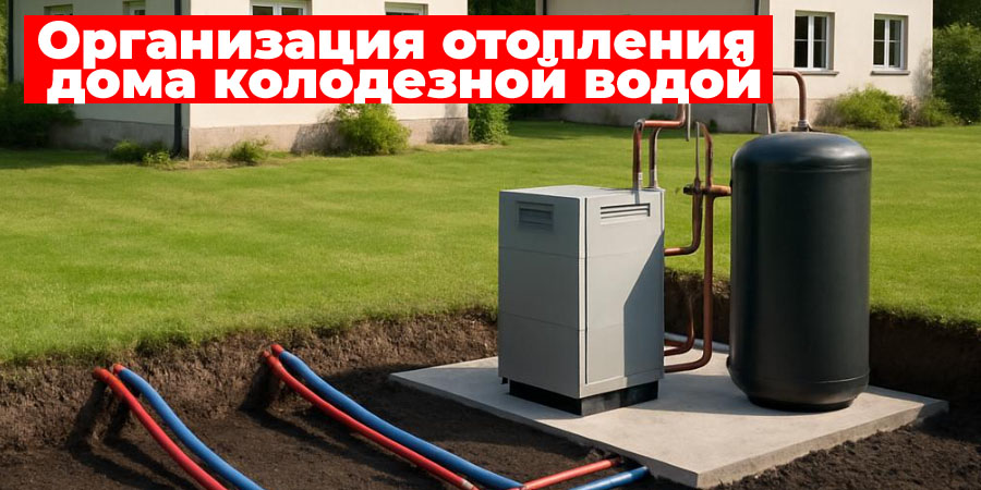 Организация отопления дома колодезной водой